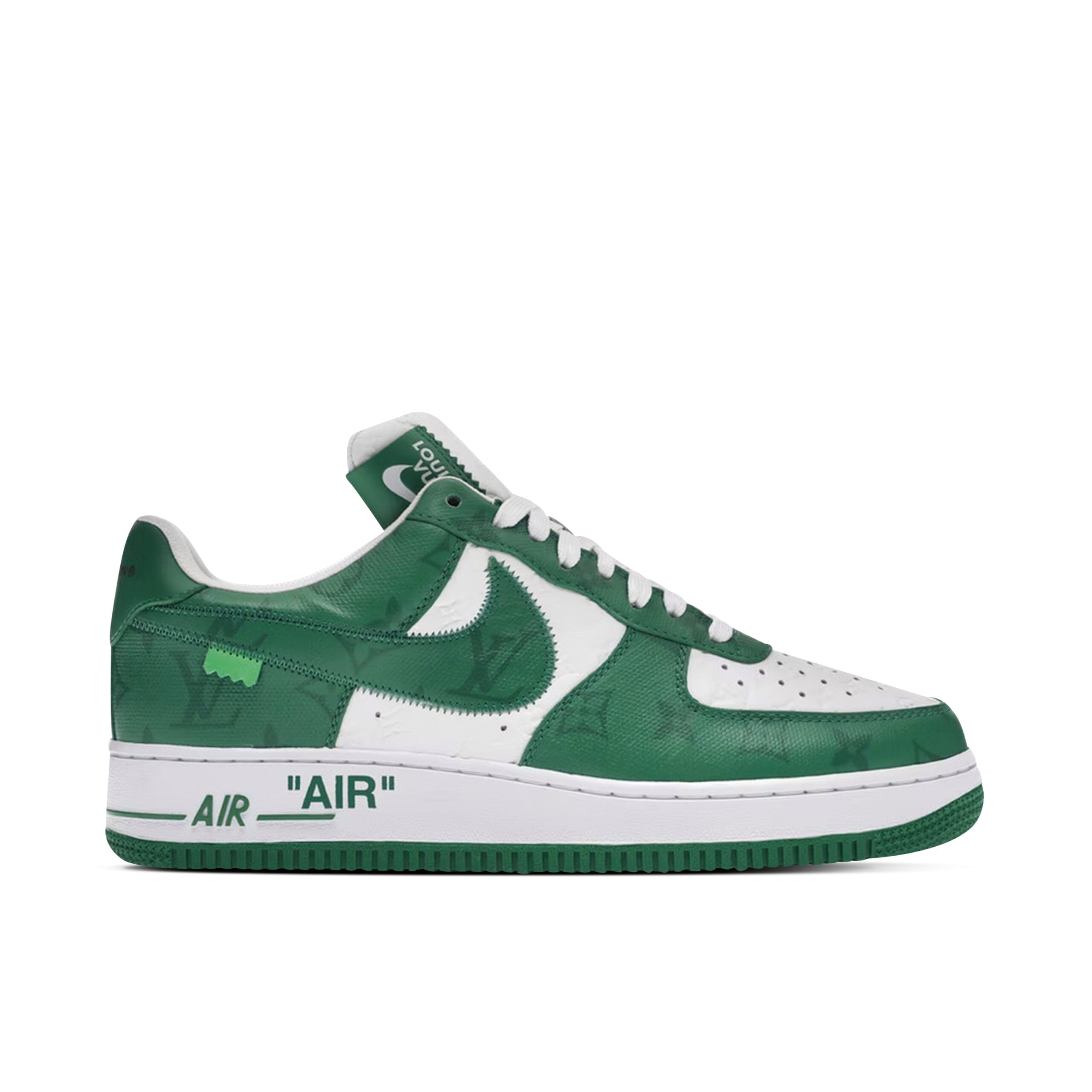 Nike Air Force 1 Low x Louis Vuitton By Virgil Abloh White Green Shoes Sneakers