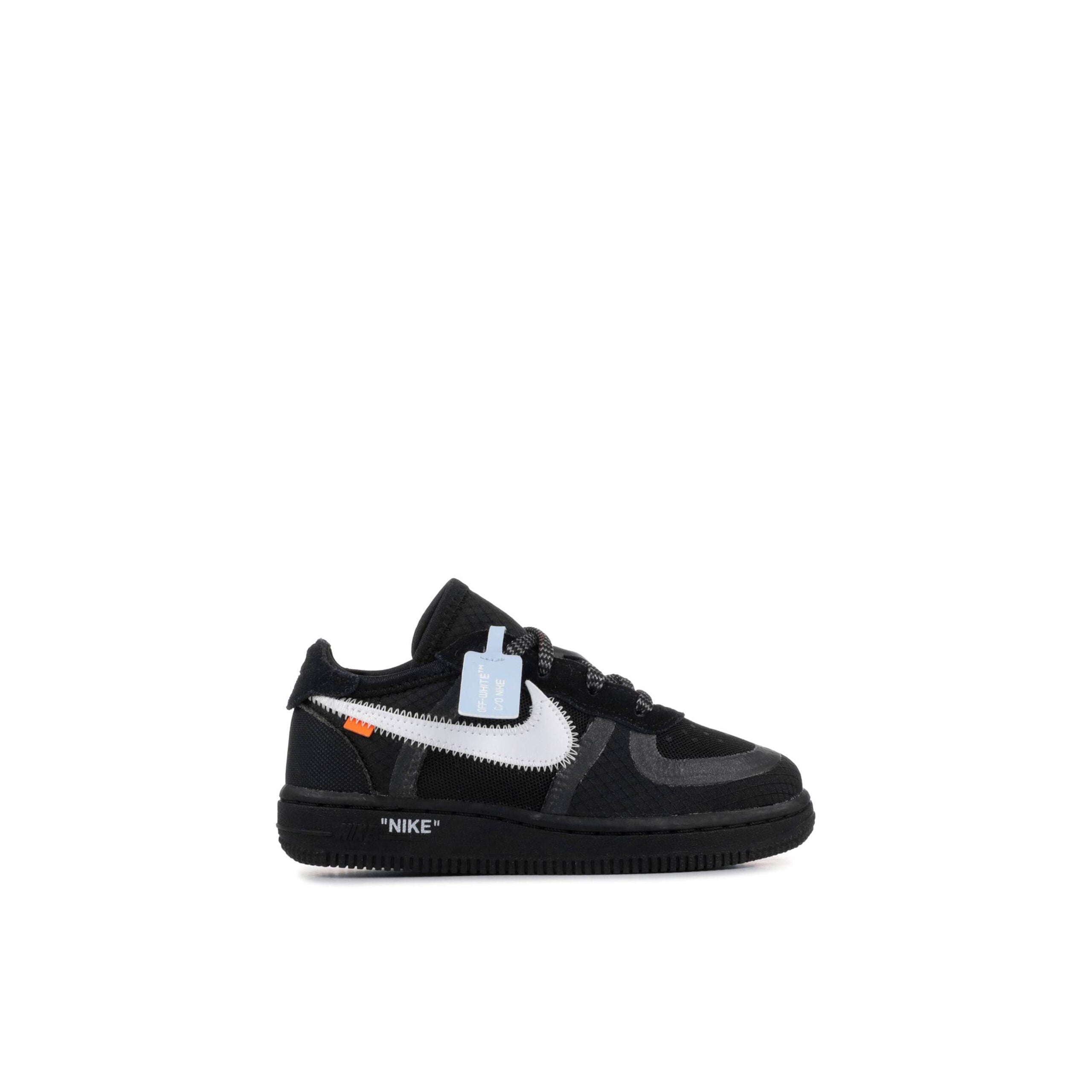 Nike Air Force 1 Low x Off-White Black White TD Shoes Sneakers