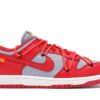 Nike Dunk Low Off-White University Red Shoes Sneakers