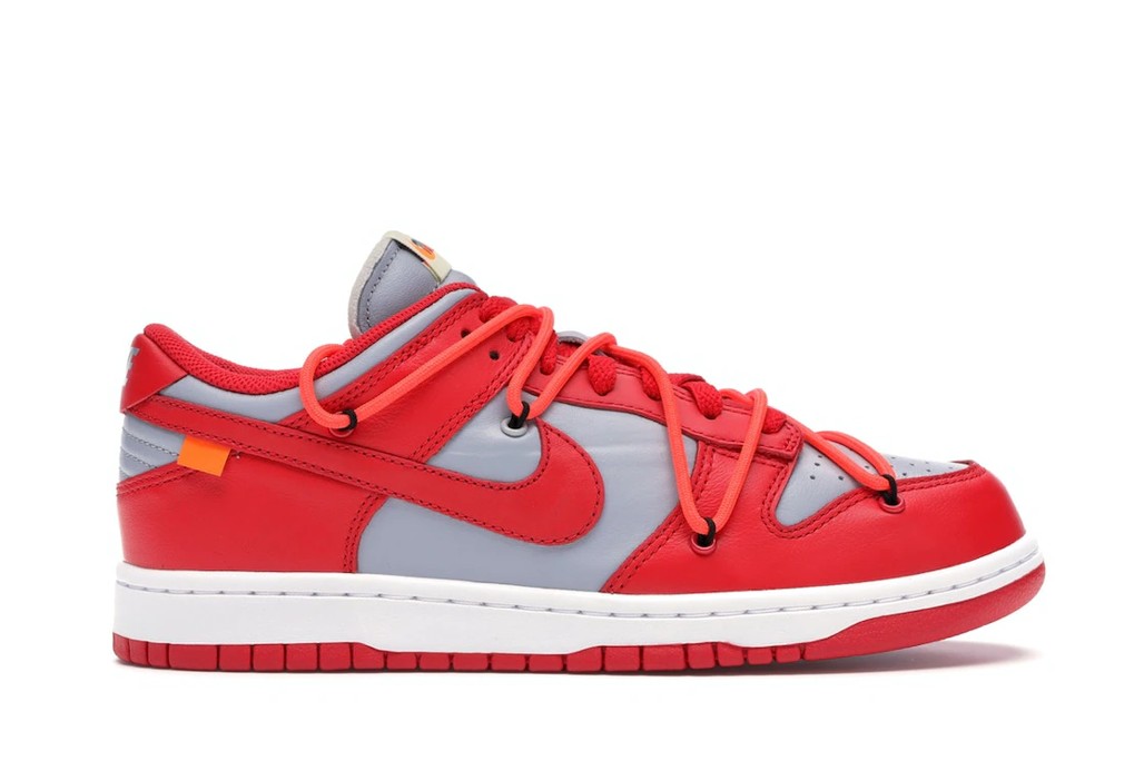 Nike Dunk Low Off-White University Red Shoes Sneakers