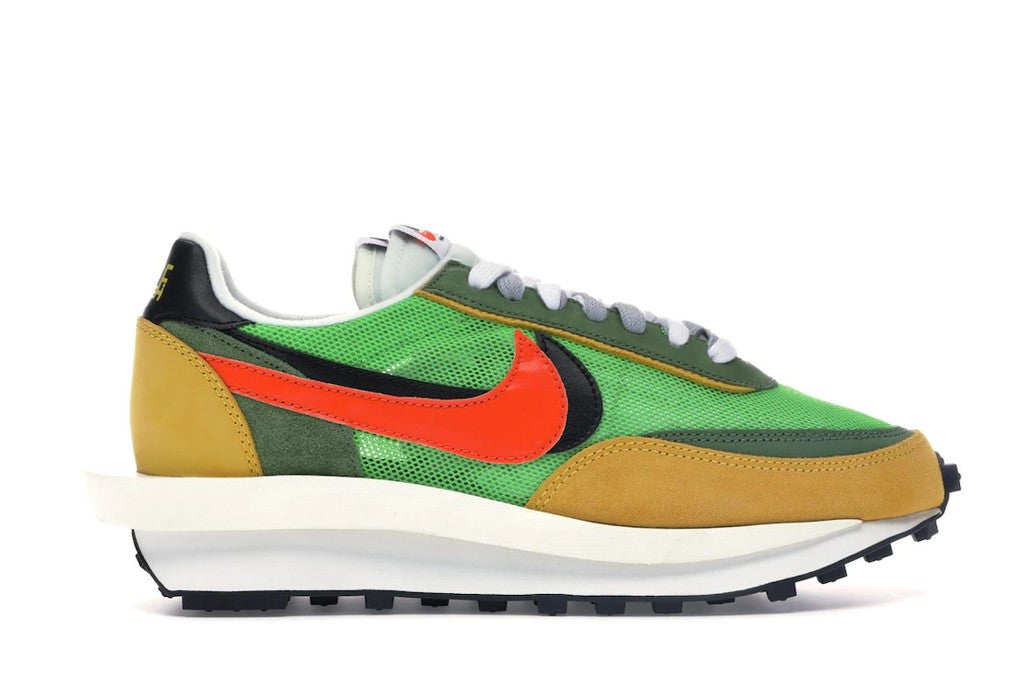 Nike LD Waffle sacai Green Gusto Shoes Sneakers