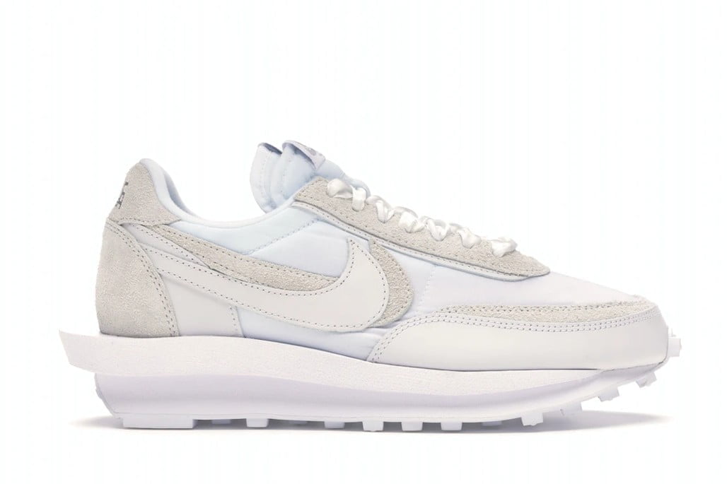 Nike LD Waffle sacai White Nylon Shoes Sneakers