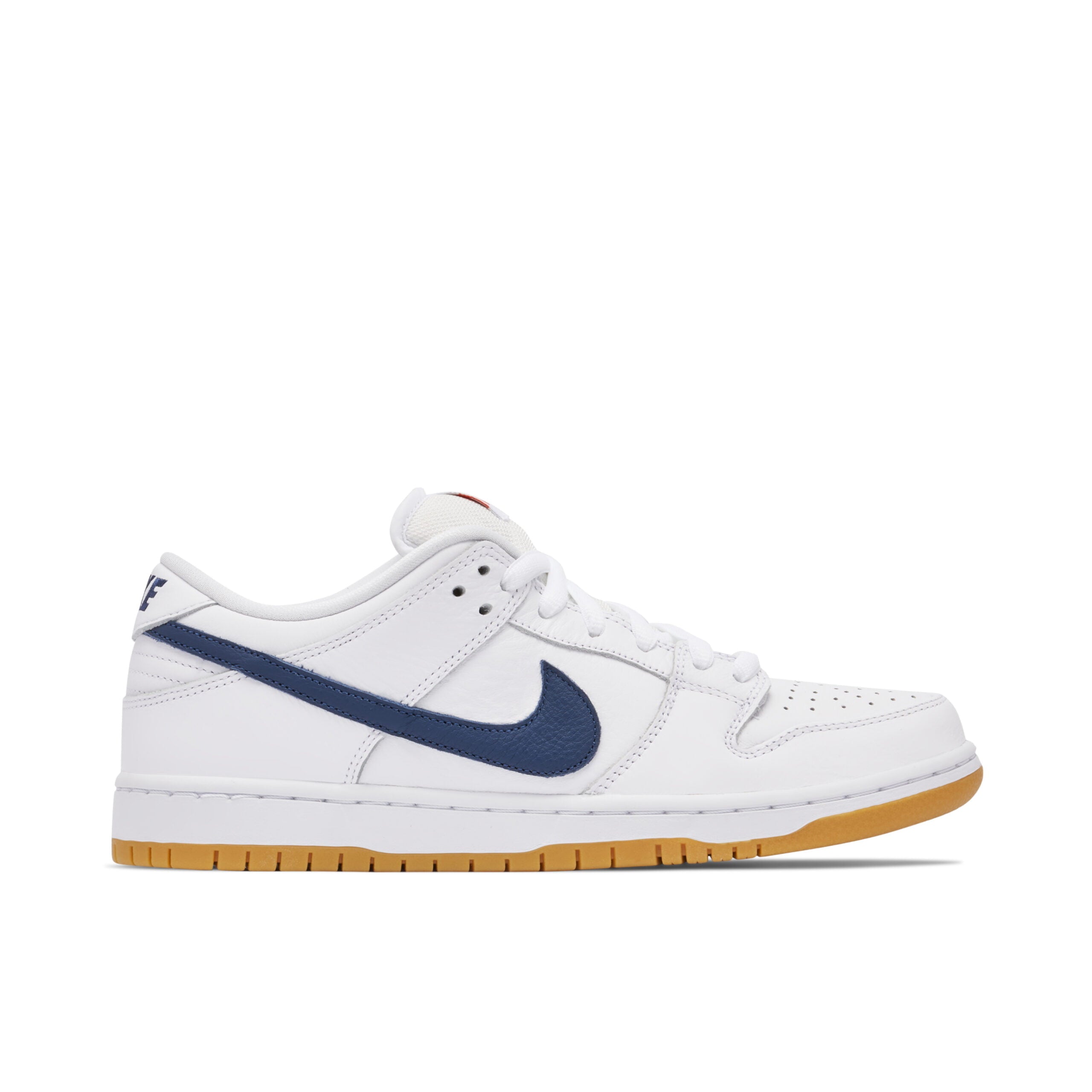 Nike SB Dunk Low Orange Label White Navy Shoes Sneakers