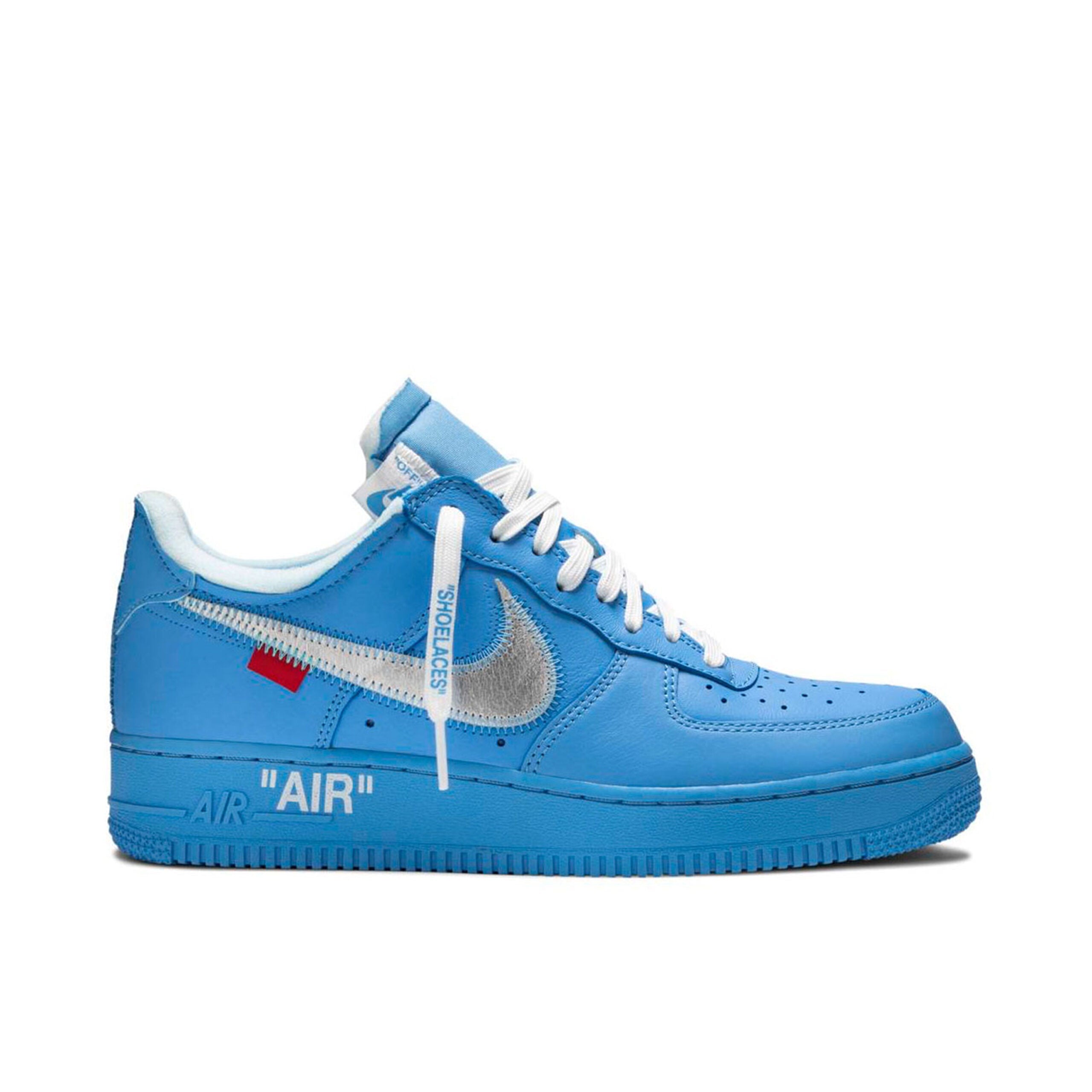 Off-White x Nike Air Force 1 Low MCA University Blue Shoes Sneakers