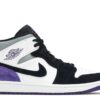 Air Jordan 1 Mid SE ‘Varsity Purple’ Shoes Sneakers