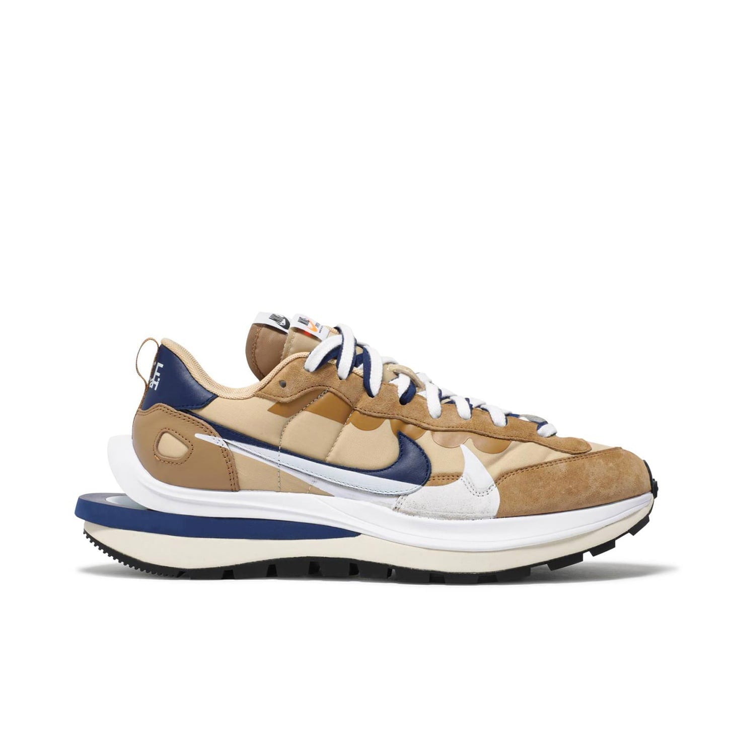 Sacai x VaporWaffle Tan Navy Shoes Sneakers