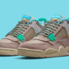 Union LA x Jordan 4 Retro Taupe Haze Shoes Sneakers