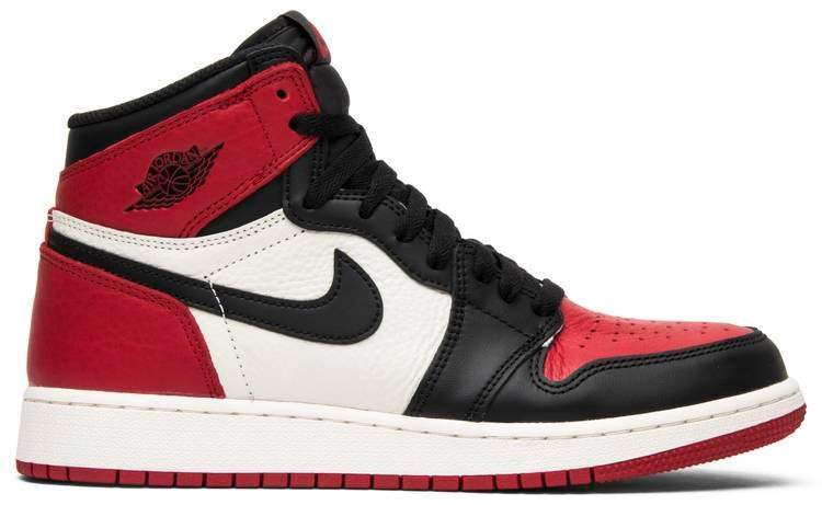 Air Jordan 1 Retro High OG BG ‘Bred Toe’ Shoes Sneakers