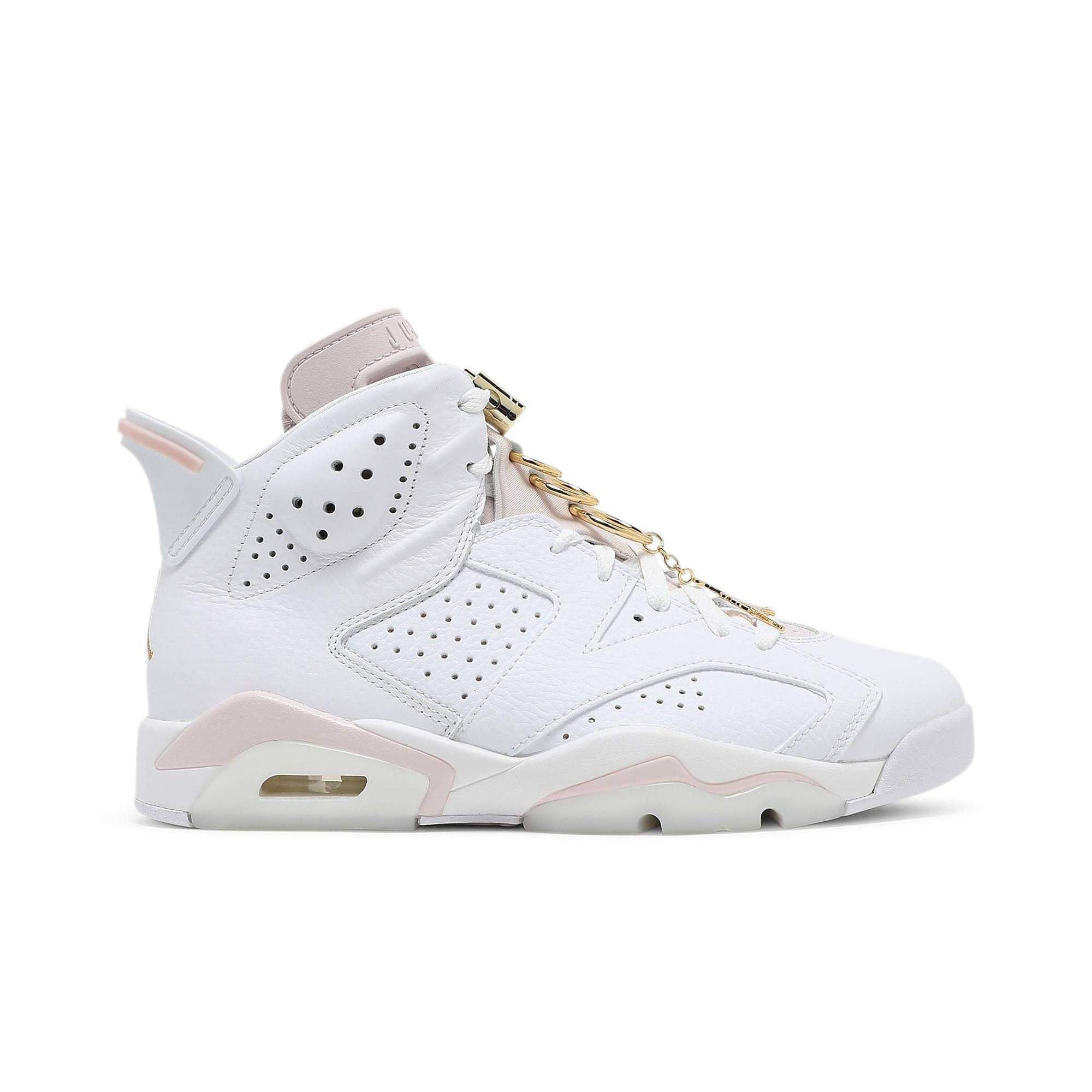 Wmns Air Jordan 6 Retro ‘Gold Hoops’ DH9696-100 Shoes Sneakers
