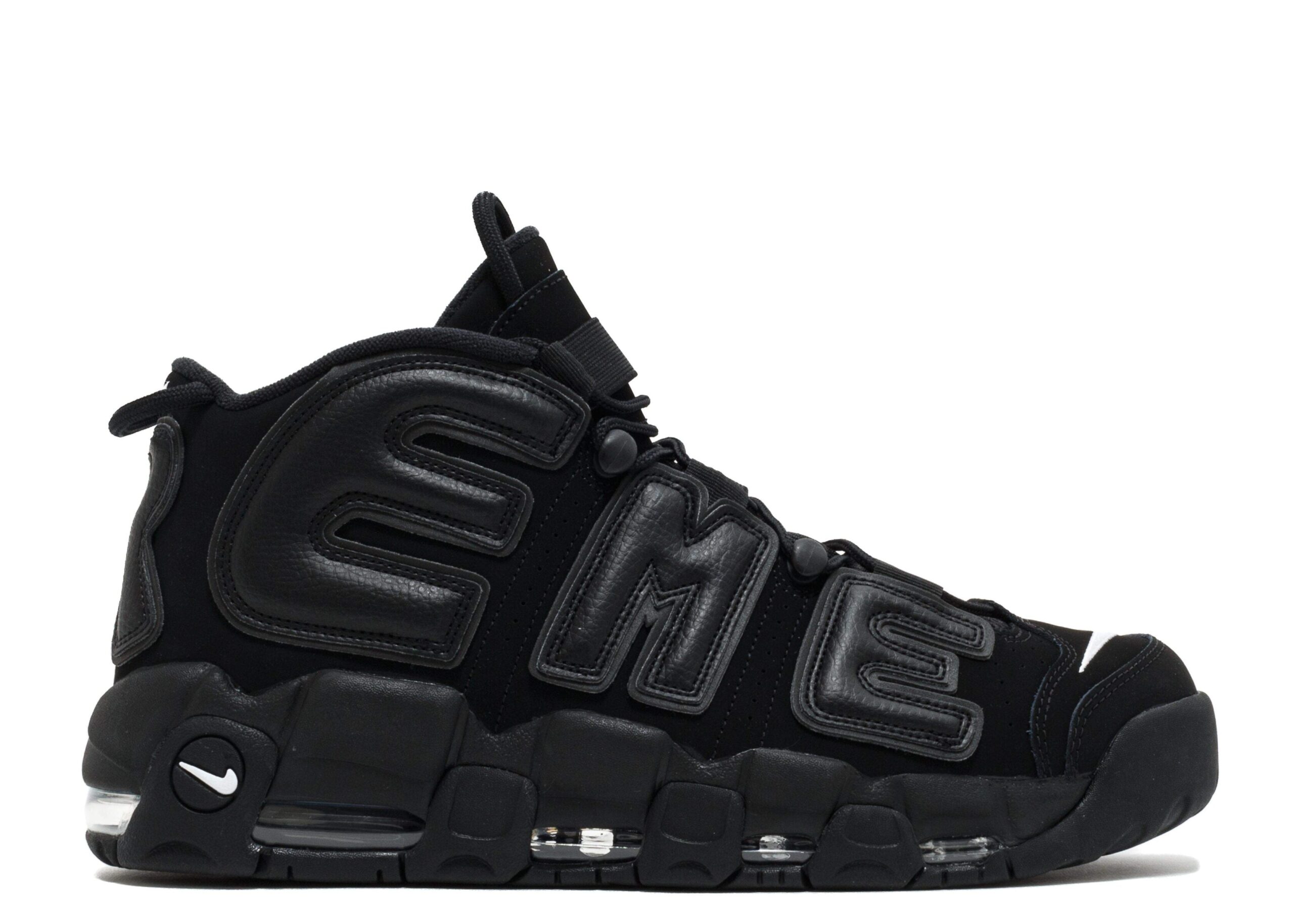 Nike Supreme x Air More Uptempo ‘Black’ Shoes Sneakers